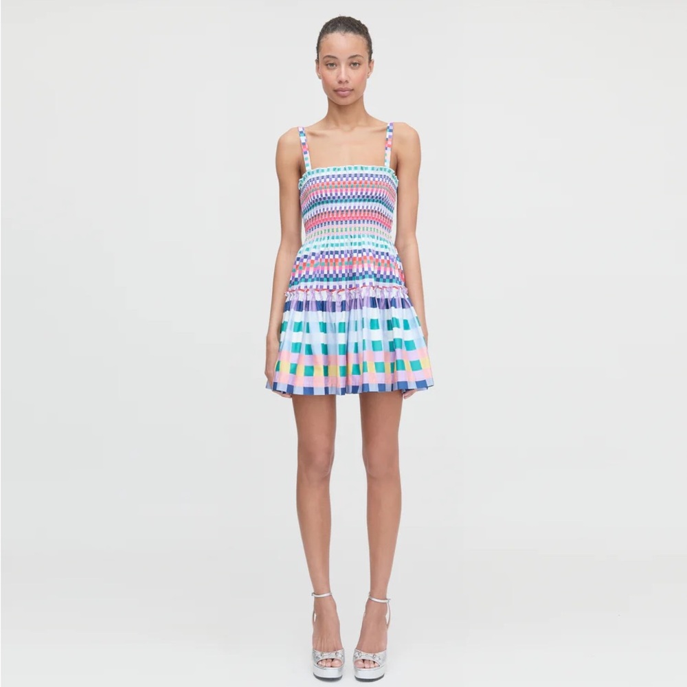 Hill House Colorful Striped Mini Dress